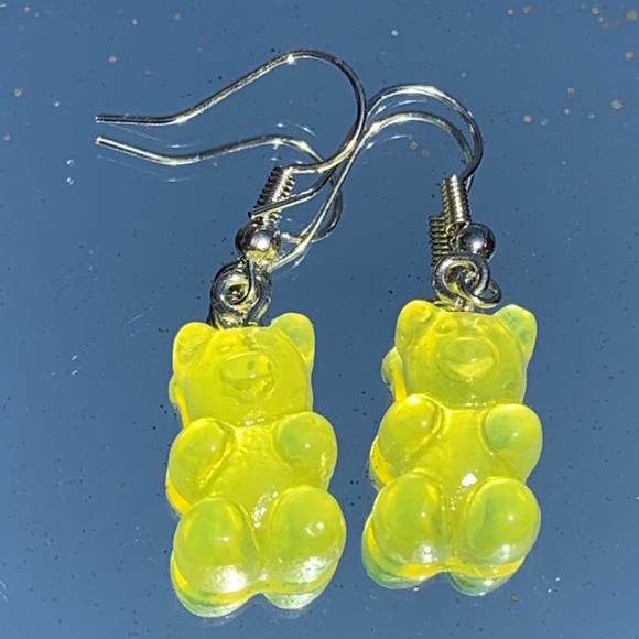 Yellow gummy bear Earrings - Picture 1 of 1